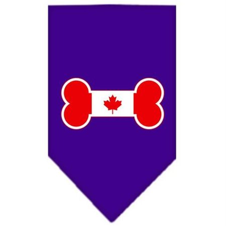 UNCONDITIONAL LOVE Bone Flag Canadian Screen Print Bandana Purple Small UN757665
